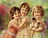 Emile Vernon Best of Friends painting